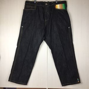 Vintage COOGI Australia Men's Embroidered Denim Jeans Hip Hop Rainbow W40 L34